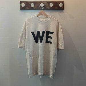 Arcade Fire Cream T-Shirt with black Print